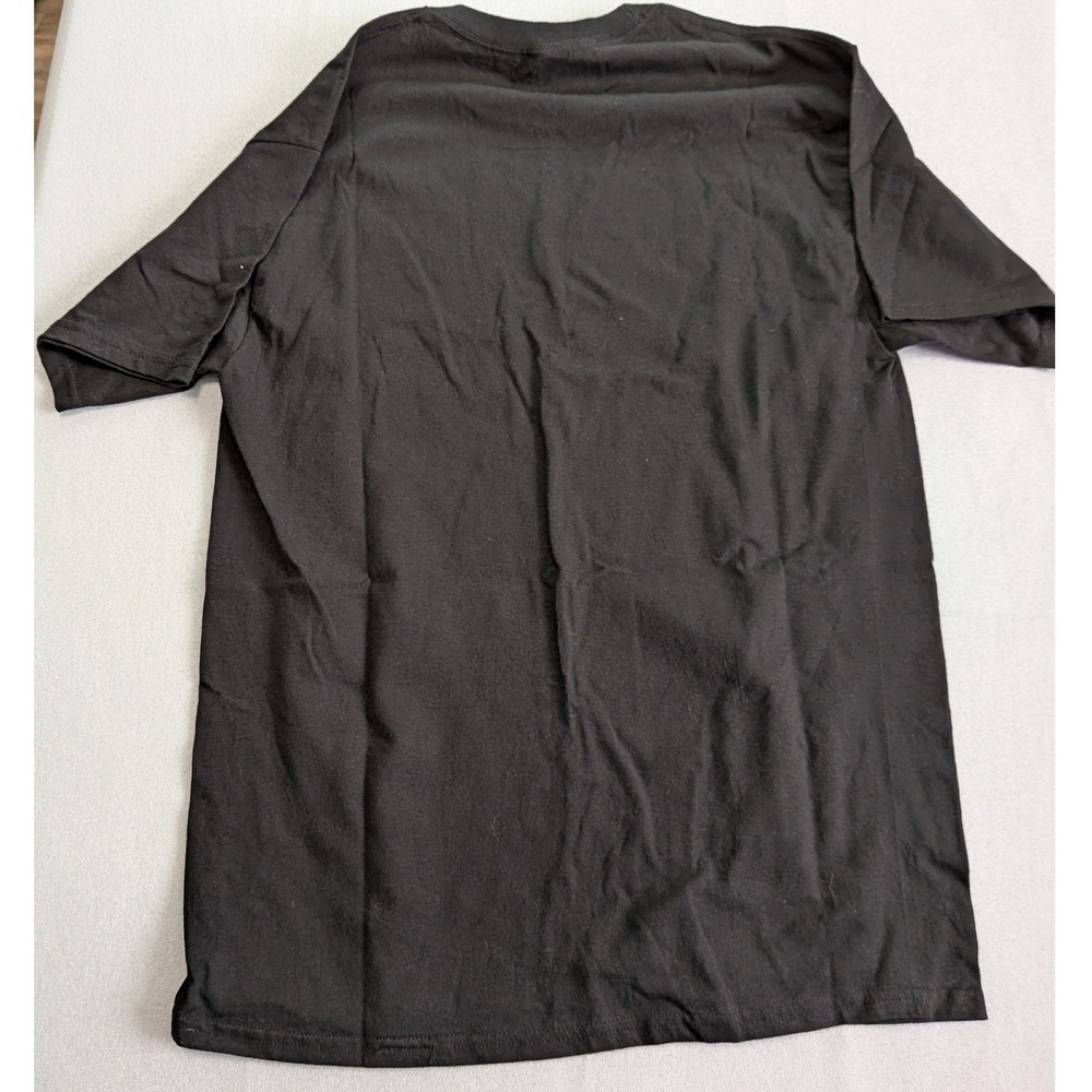 Hanes Graphic T-Shirt Women Medium Black Excellent I Hate Pumpkin Spice Fall Tee - Picture 4 of 4